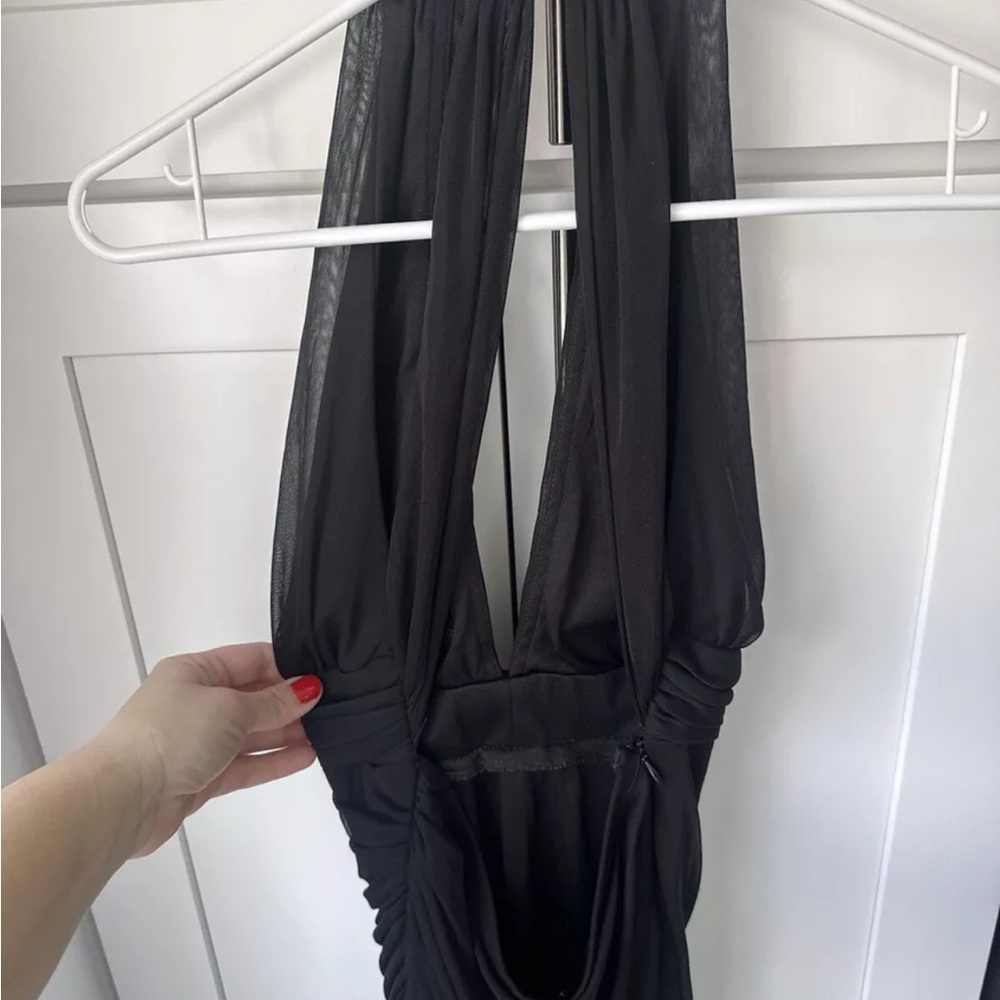 Blondie Nites By‎ Stacy Sklar Womens Formal Maxi Dress Size 9 Black